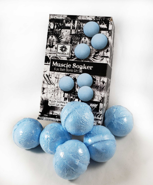 SpaGlo Muscle Soaker Bath Bomb Gift Set