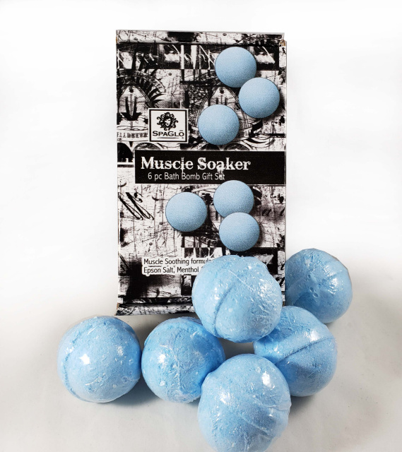 SpaGlo Muscle Soaker Bath Bomb Gift Set